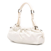 Leather Drawstring Shoulder Bag